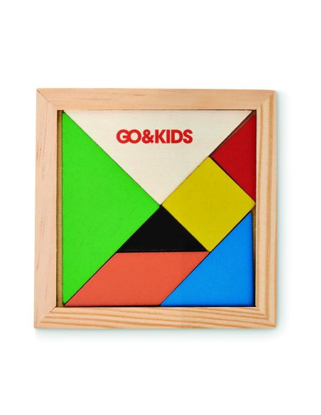 Rompecabezas Tangram de madera Personalizada 7MO6693