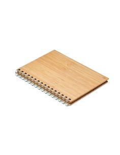Libreta A5 de bambú anillas Personalizada 7MO6790