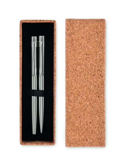 Bolígrafo acero inox reciclado Personalizado 7MO6795