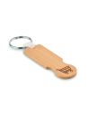 Llavero de bambú ficha Personalizado 7MO6797 - Imagen 2