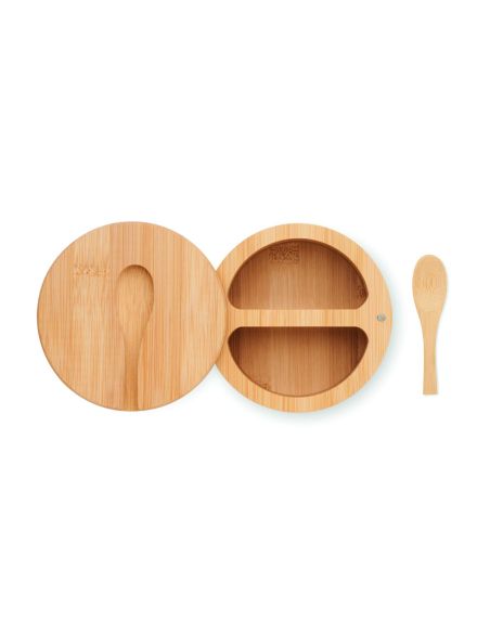 Salero y pimentero de bambú Personalizado 7MO6951