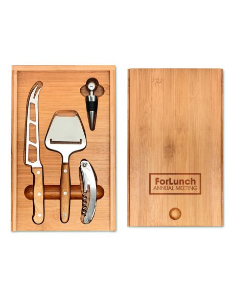 Set para queso y vinos Personalizado 7MO8416