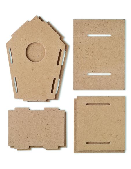 Caseta aglomerado para pájaros Personalizada 7MO8532