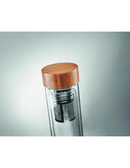 Botella cristal 400ml Personalizada 7MO9420