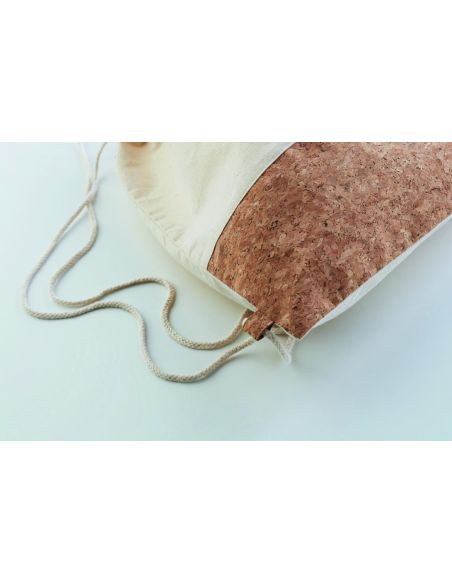 Bolsa cuerdas con corcho Personalizada 7MO9515