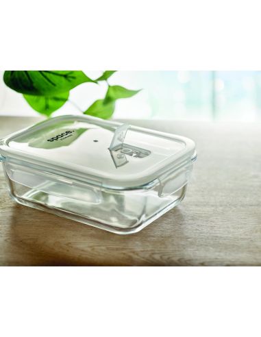 Fiambrera de vidrio 900 ml. Personalizada 7MO9923