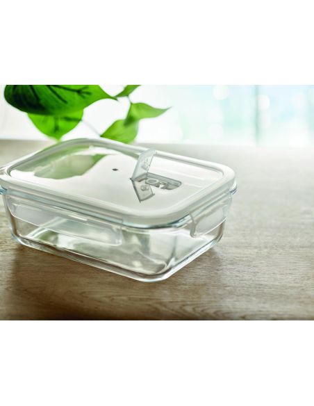 Fiambrera de vidrio 900 ml. Personalizada 7MO9923