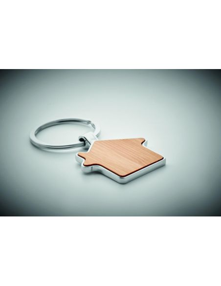Llavero casa y bambú Personalizado 7MO9949