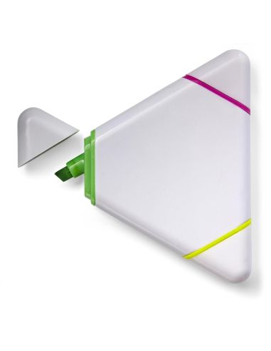 Marcador Fluorescente Triangular 3 en 1 | Goodie