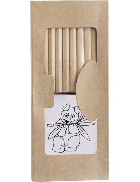 Set de Dibujo Infantil de Cartón con 10 Lápices | Goodie