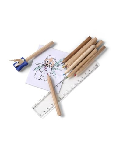 Set de Dibujo Infantil de Cartón con 10 Lápices | Goodie