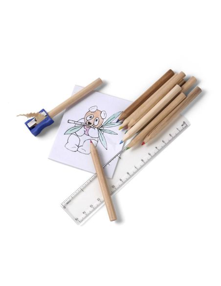 Set de Dibujo Infantil de Cartón con 10 Lápices | Goodie