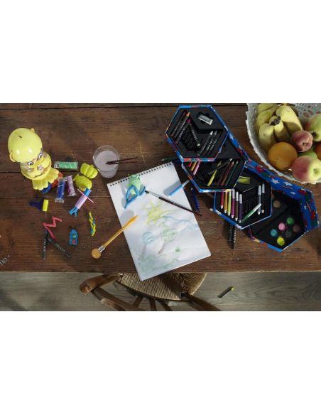 Set de Pintura Infantil de 56 Piezas en Estuche | Goodie