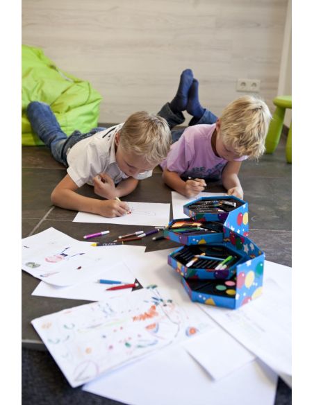 Set de Pintura Infantil de 56 Piezas en Estuche | Goodie