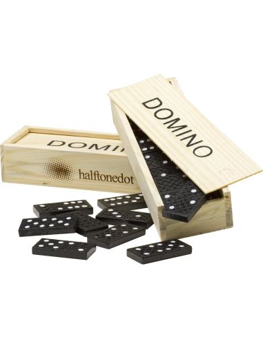 Estuche de madera con dominó Personalizada 102546