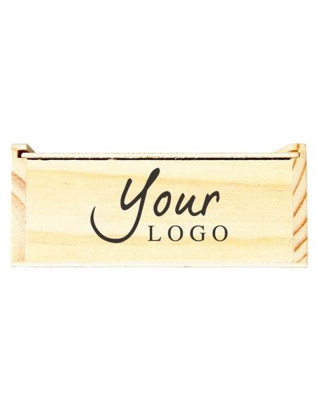 Caja de Madera con Naipes y Dados Personalizada | Goodie