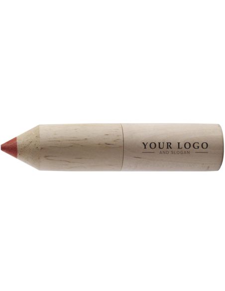Estuche de madera con lápices personalizado | Goodie
