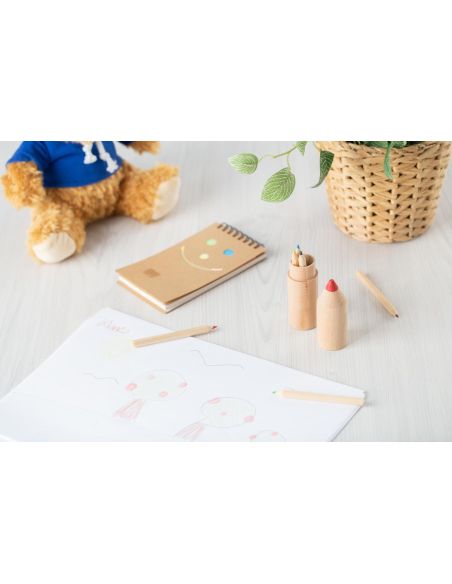 Estuche de madera con lápices personalizado | Goodie