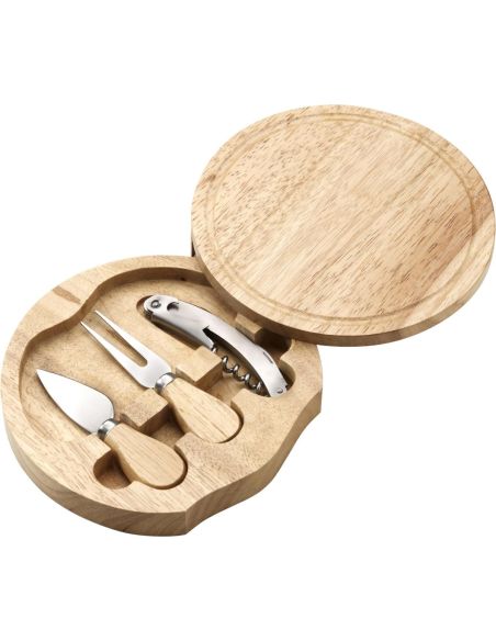 Estuche de madera con cubiertos personalizado | Goodie