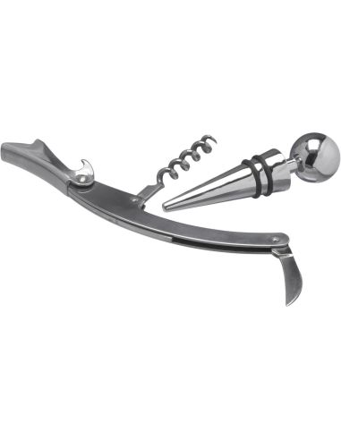 Set navaja de camarero y tapón vino personalizado | Goodie