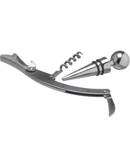 Set navaja de camarero y tapón vino personalizado | Goodie