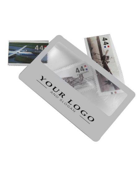 Lupa de PVC tarjeta de crédito personalizada | Goodie
