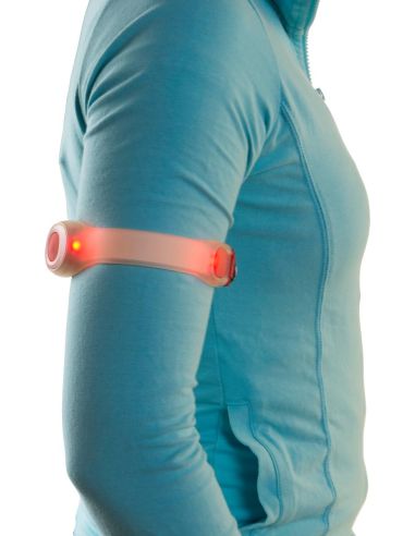 Pulsera silicona 2 luces LED personalizada | Goodie