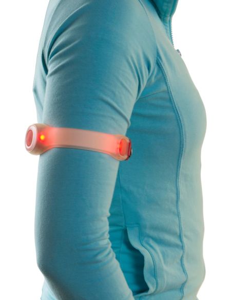 Pulsera silicona 2 luces LED personalizada | Goodie