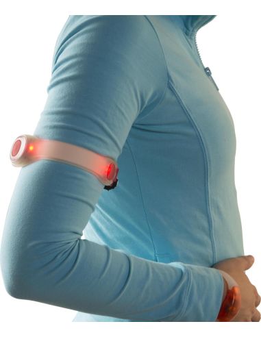 Pulsera silicona 2 luces LED personalizada | Goodie