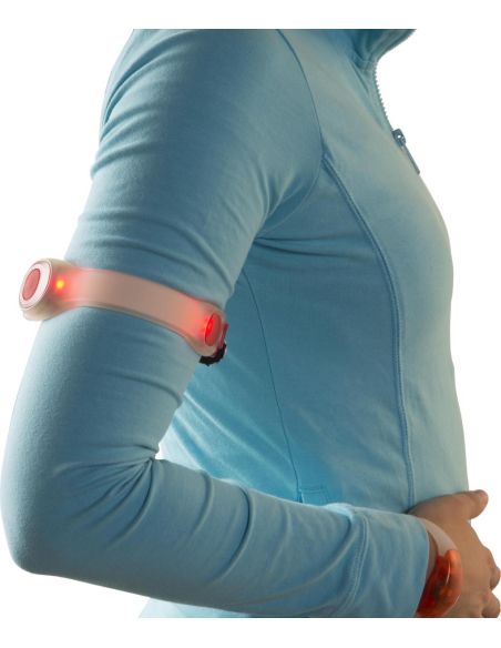 Pulsera silicona 2 luces LED personalizada | Goodie