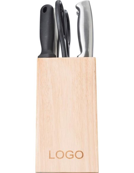 Set cocina 14 piezas acero inoxidable personalizado | Goodie