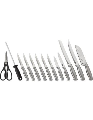 Set cocina 14 piezas acero inoxidable personalizado | Goodie
