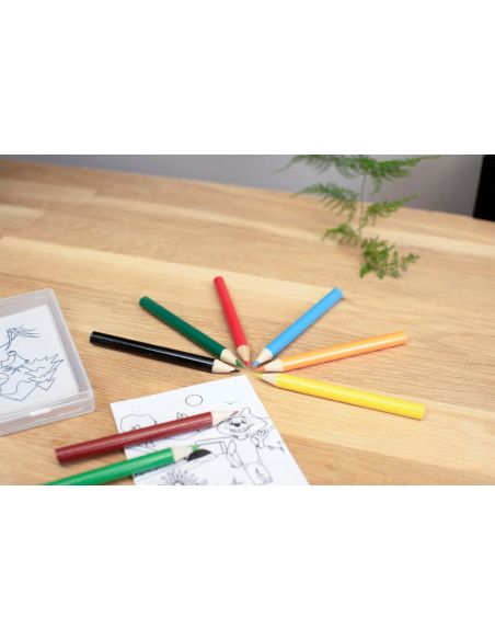 Set de Colorear Personalizado | 8 Lápices y 20 | Goodie
