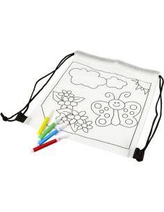 Mochila infantil personalizada con rotuladores
