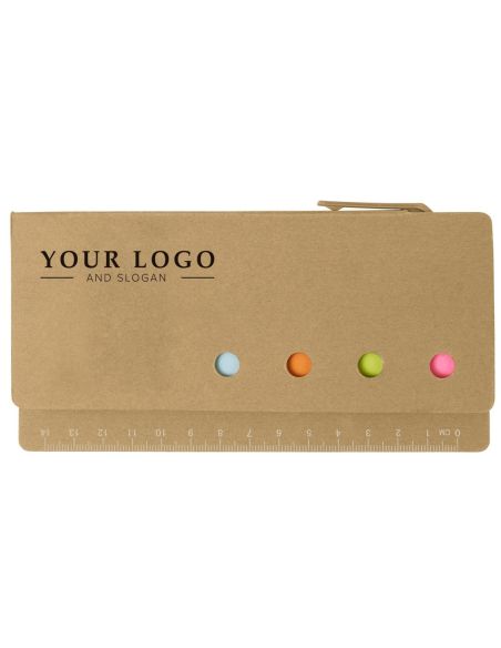 Porta Memos de Cartón Personalizado | 100 Notas | Goodie