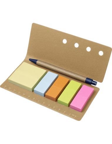 Porta Memos de Cartón Personalizado | 100 Notas | Goodie