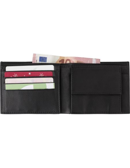 Cartera RFID de Piel Personalizada | Monedero de Botón a Presión | Goodie