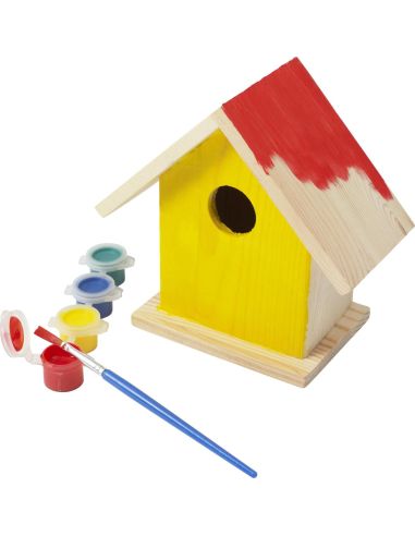 Casita de Pájaros de Madera para Pintar | Goodie