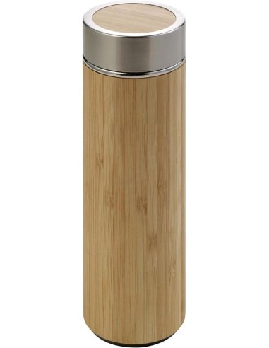 Termo de Bambú y Acero Inox 420 ml con Infusor | Goodie