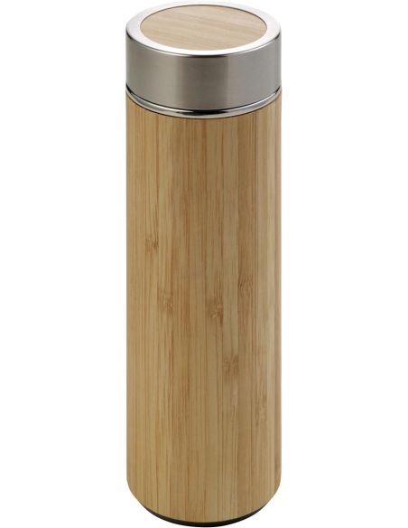 Termo de Bambú y Acero Inox 420 ml con Infusor | Goodie