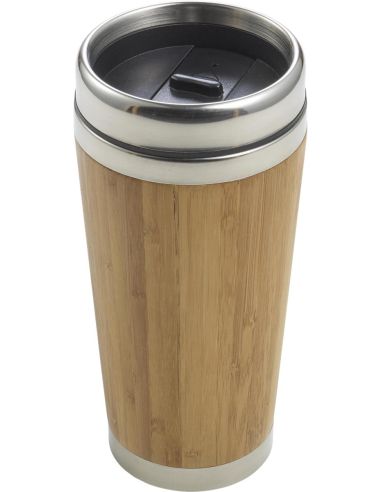 Vaso Termo de Bambú y Acero Inox 400 ml | Goodie