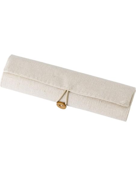Estuche Enrollable de Lino con 6 Lápices | Goodie