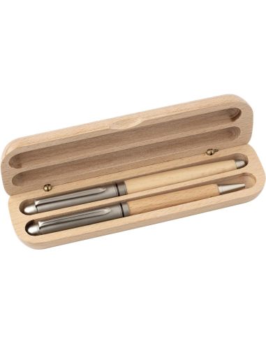 Set escritura madera de haya con estuche | Goodie