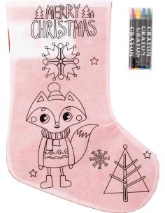 Calcetín navideño de nonwoven (80gr / m²) Personalizado...