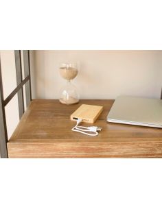 Power Bank de bambú Personalizado 109147