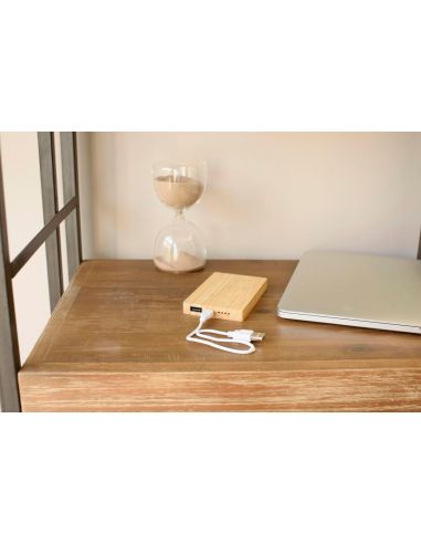 Power Bank de bambú Personalizado 109147