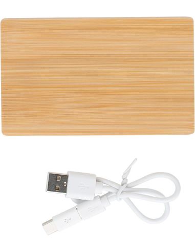 Power Bank de bambú Personalizado 109147