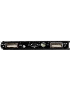 Power Bank solar de ABS y aluminio Personalizado 109150