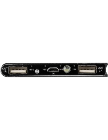 Power Bank solar de ABS y aluminio Personalizado 109150