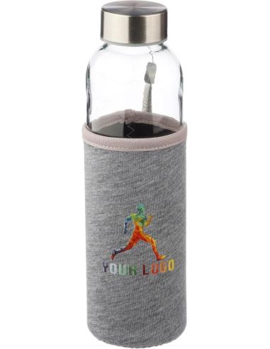Botella de cristal con funda de neopreno Personalizada 109301